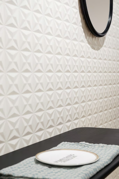 DECORLINE CITY WHITE - White-paste 3D Wall Cladding by CERAMICA SANT'AGOSTINO - view 3